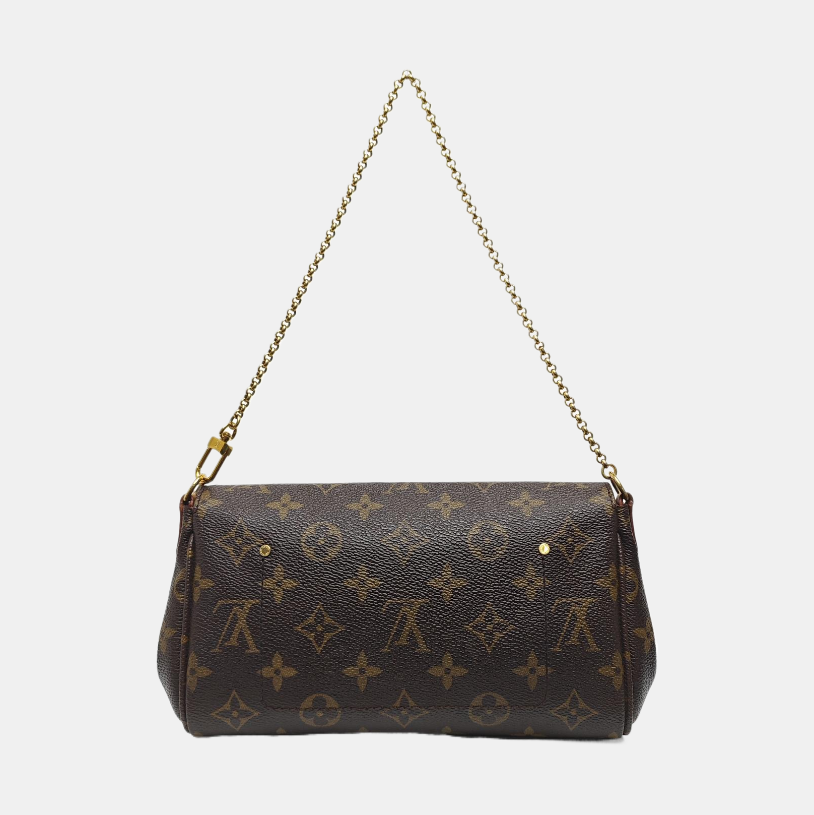 FAVORITE PM Monogram Coated Canvas Brown