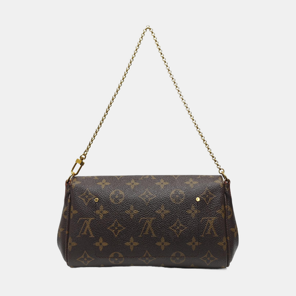 FAVORITE PM Monogram Coated Canvas Brown