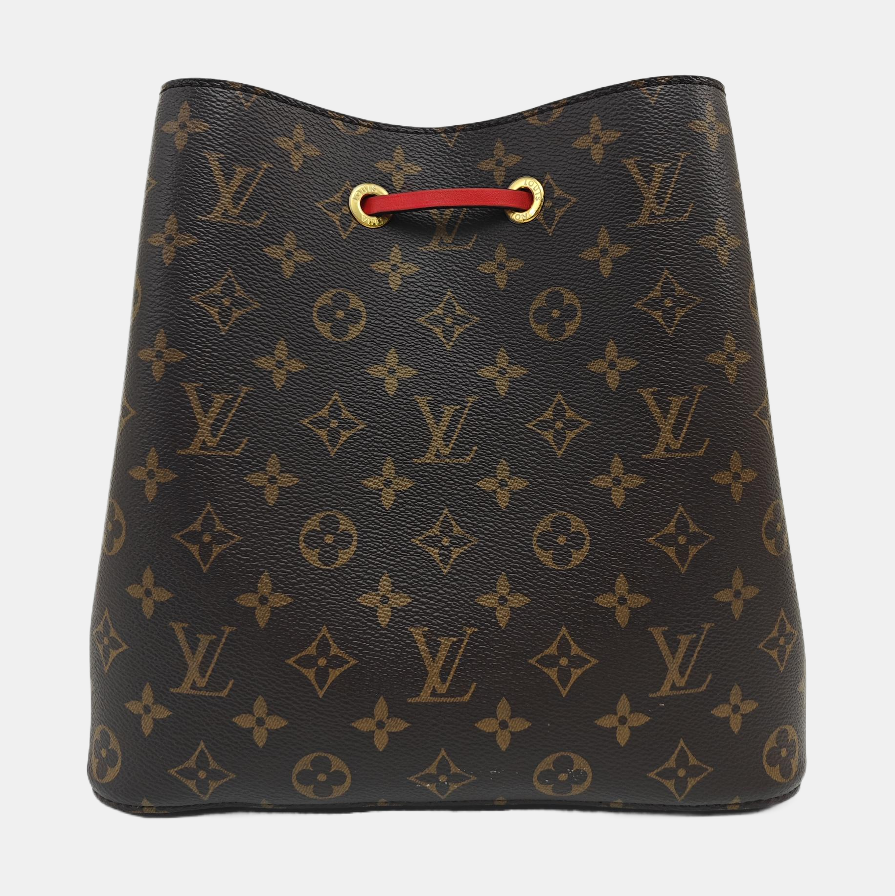 NÉONOÉ MM Monogram Coated Canvas Brown
