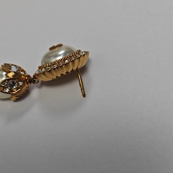 Metal Gold Stud Earrings