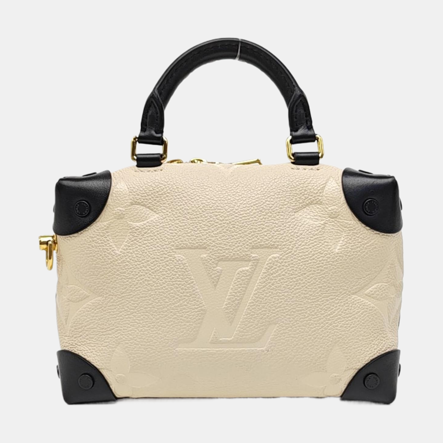 PETITE MALLE Calfskin White