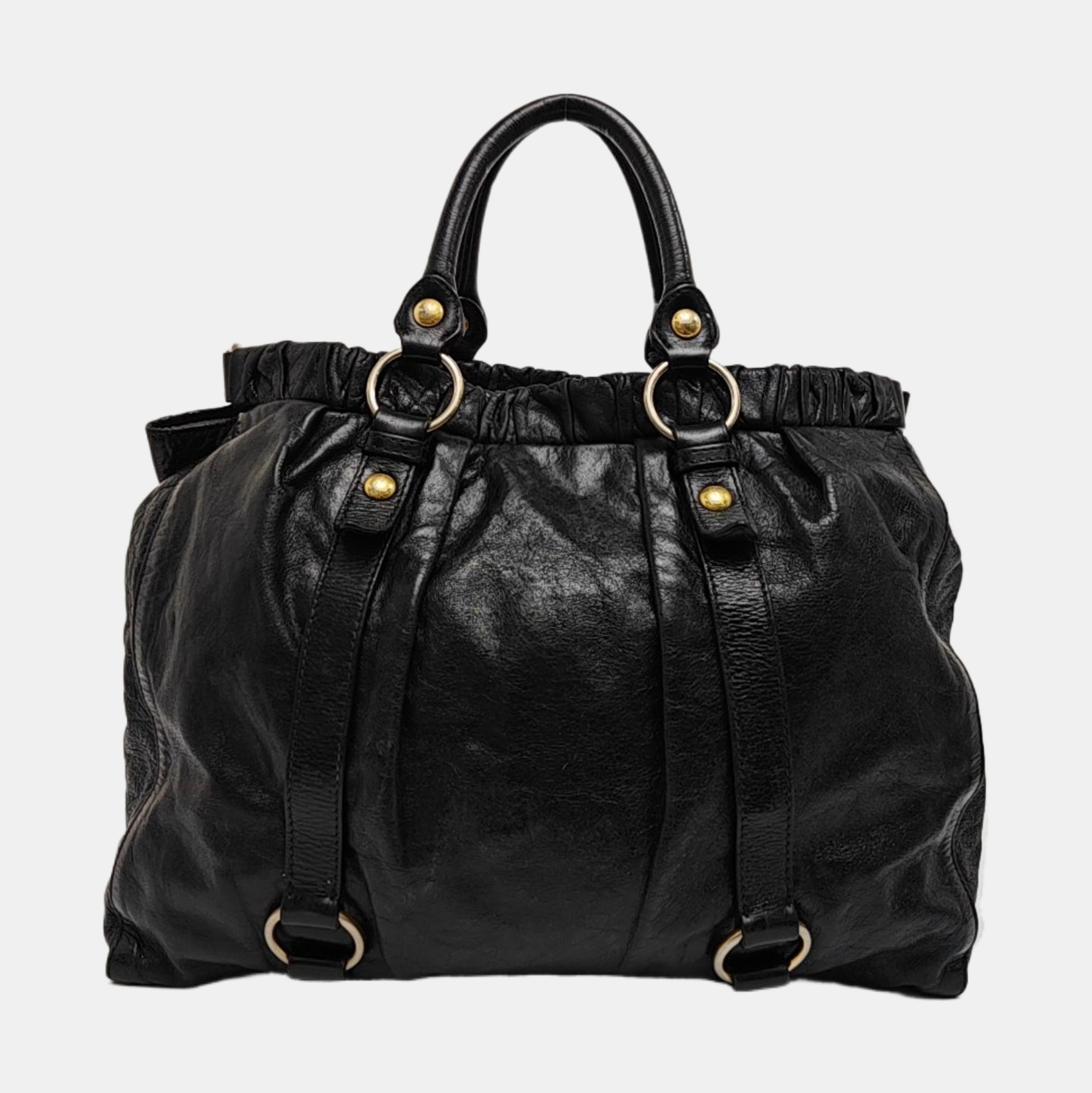 Calfskin Tote Bag Black