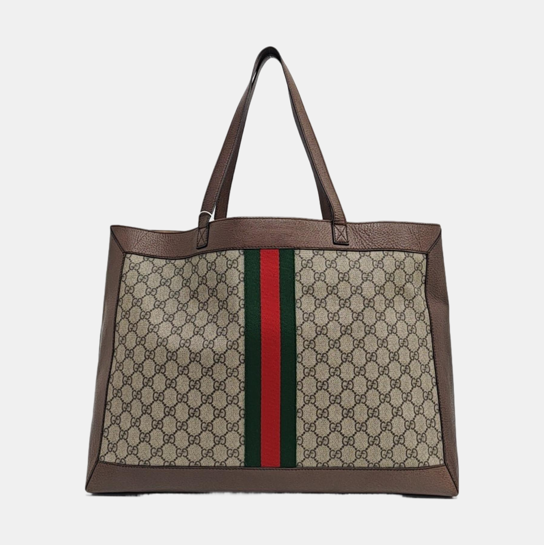 Ophidia Medium Monogram Coated Canvas Beige
