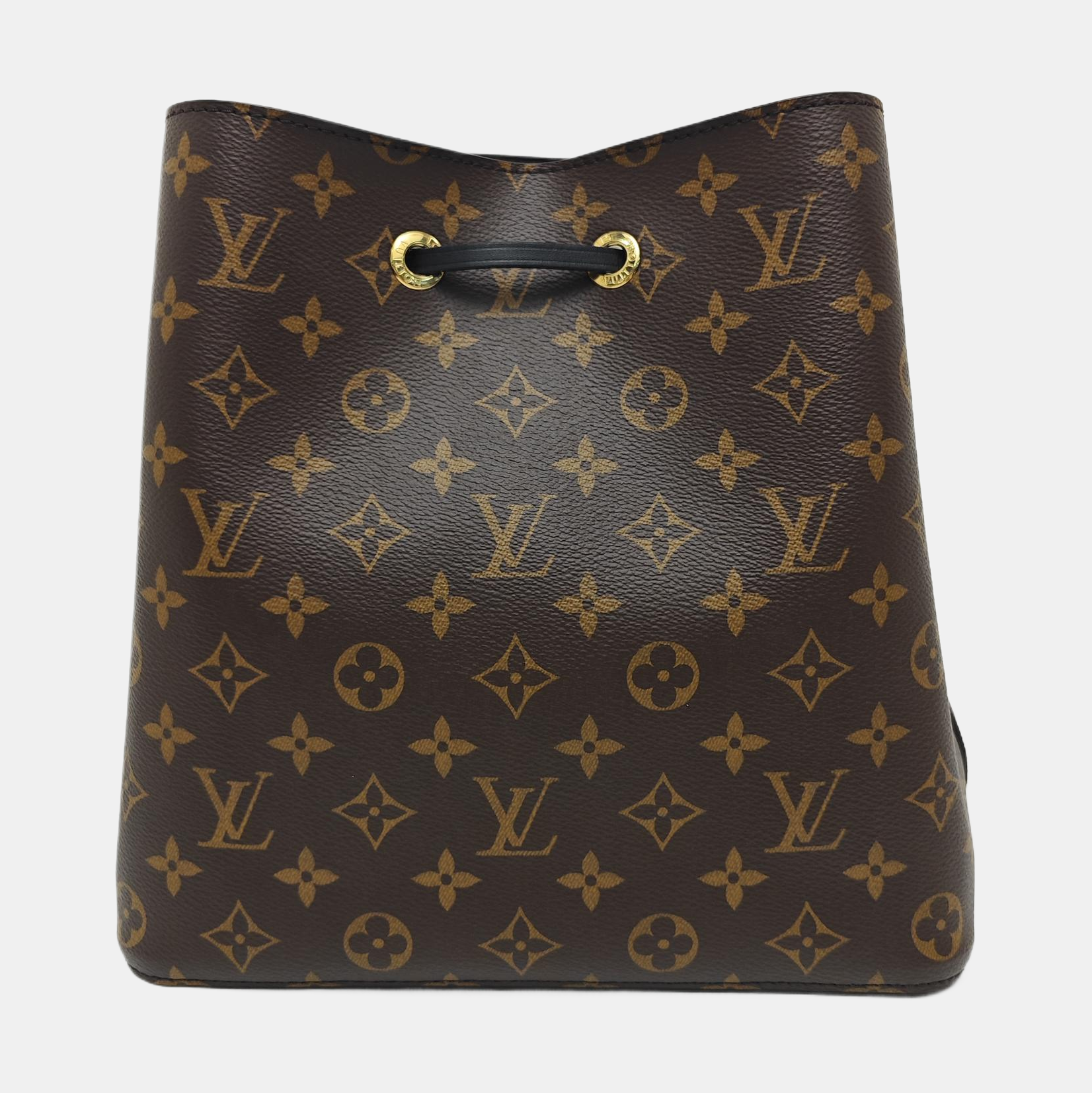 NÉONOÉ MM Monogram Coated Canvas Brown