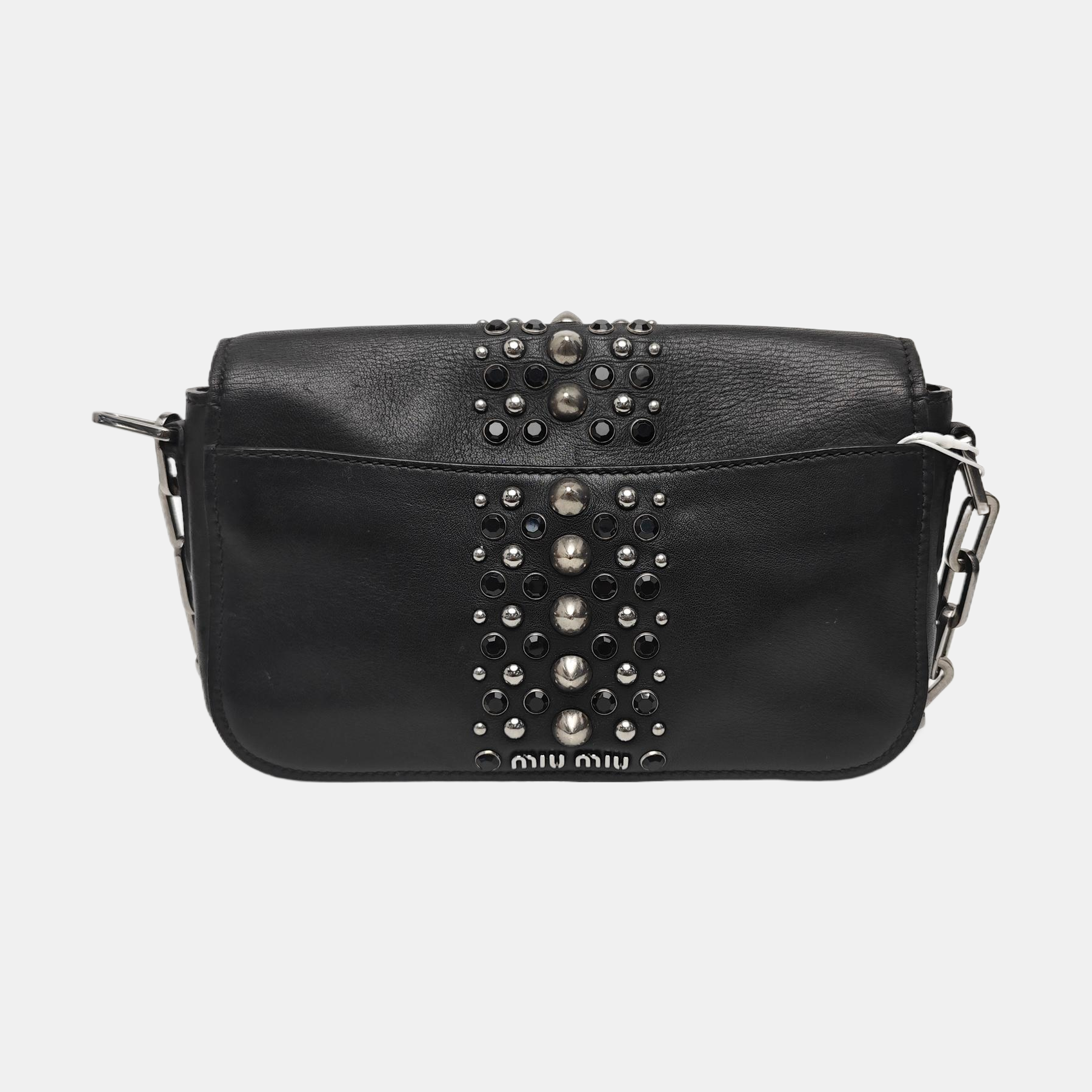 Calfskin Shoulder Bag Black