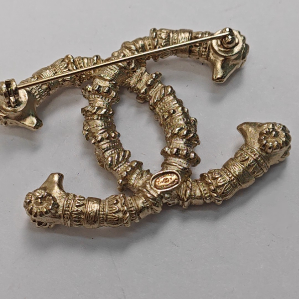 Cruise Gold Plated Yellow Brooch