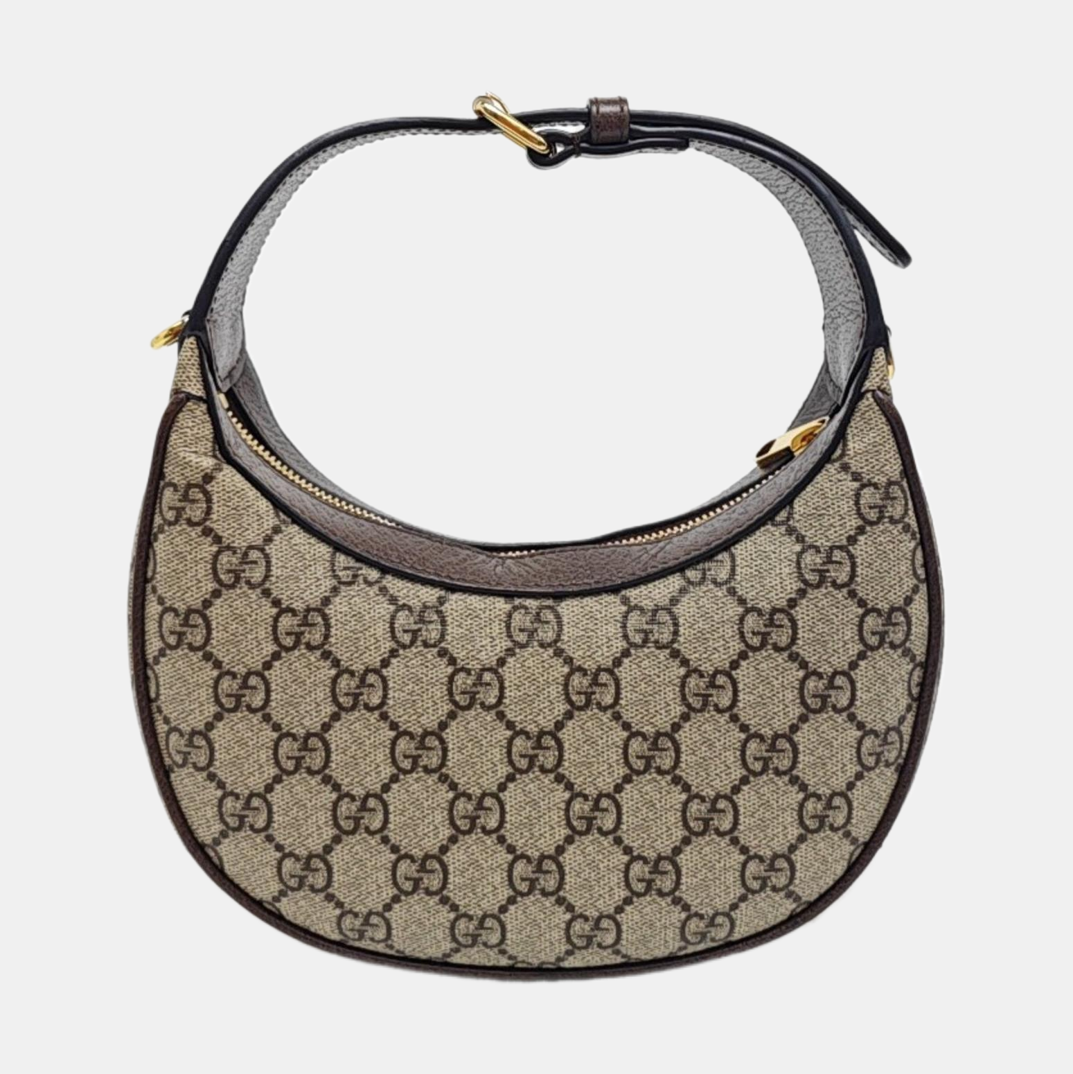 Retro Mini Monogram Coated Canvas Brown
