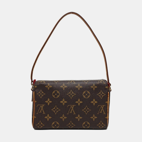 RECITAL Monogram Coated Canvas Brown
