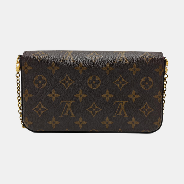 FÉLICIE Monogram Coated Canvas Brown
