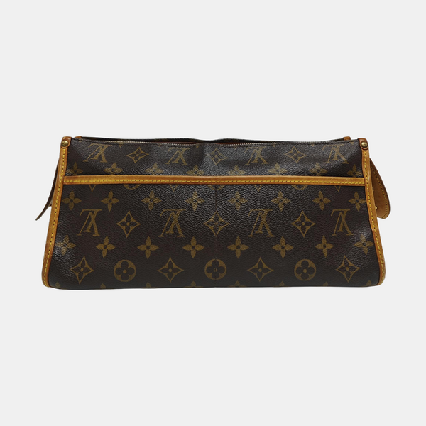POPINCOURT Monogram Coated Canvas Brown