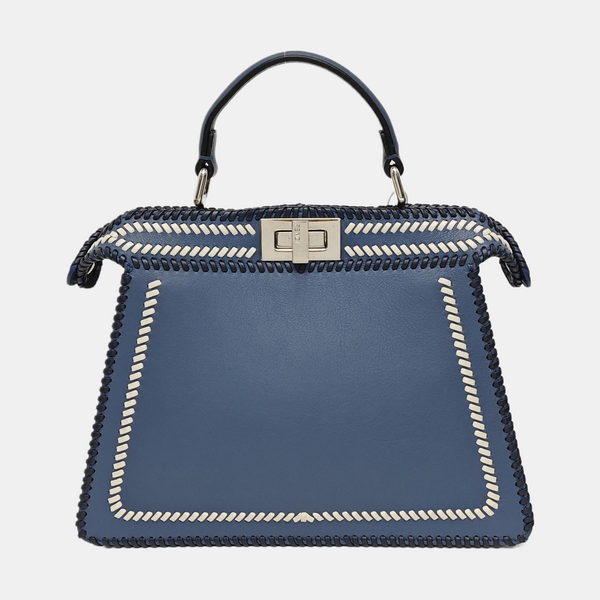 Peekaboo Mini Calfskin Blue