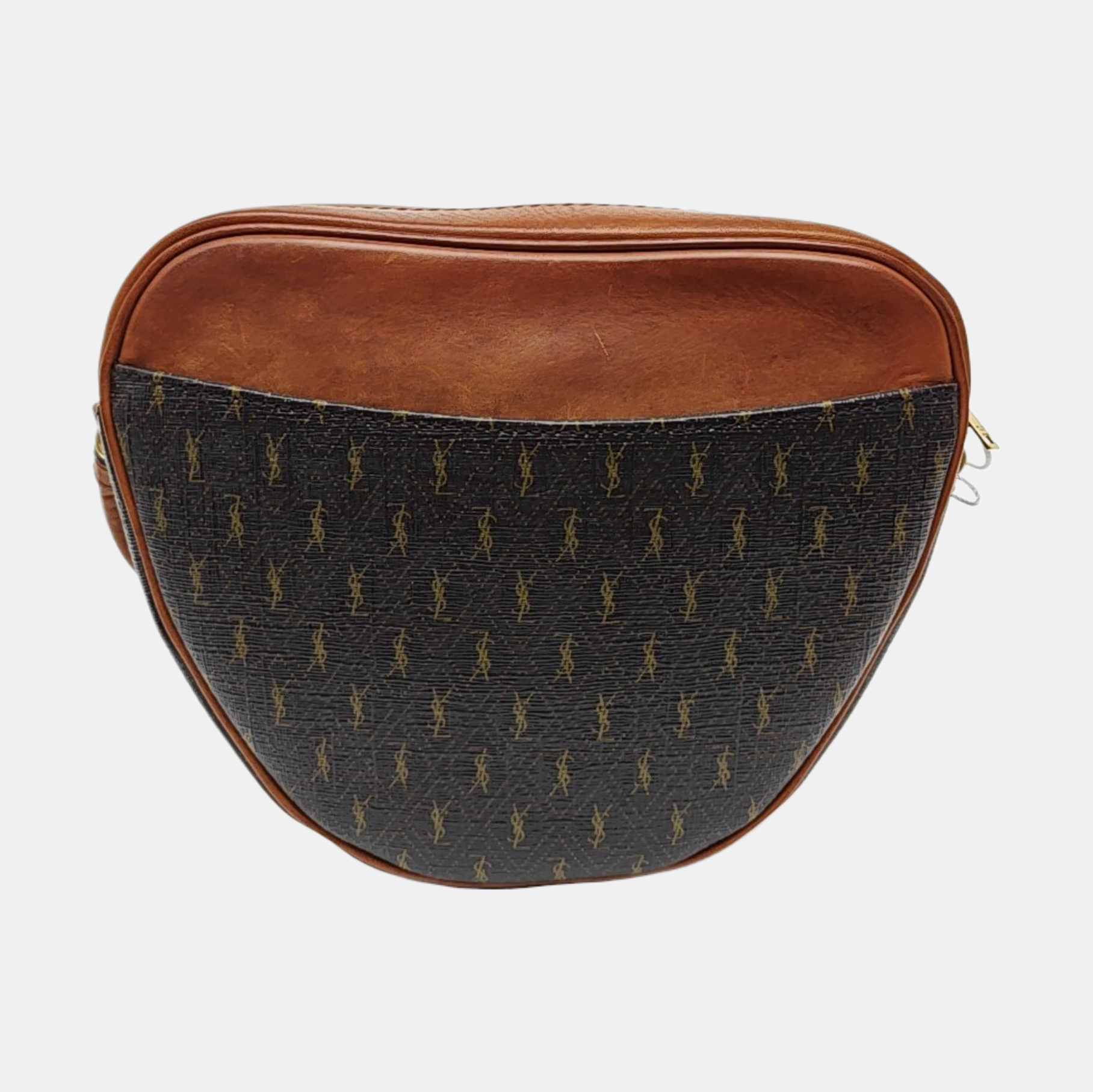LE MONOGRAMME CŒUR Coated Canvas Brown