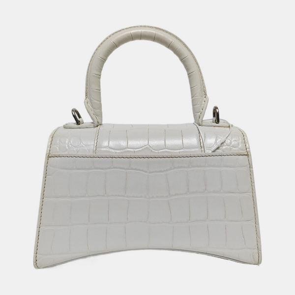 Hourglass XS Calfskin White