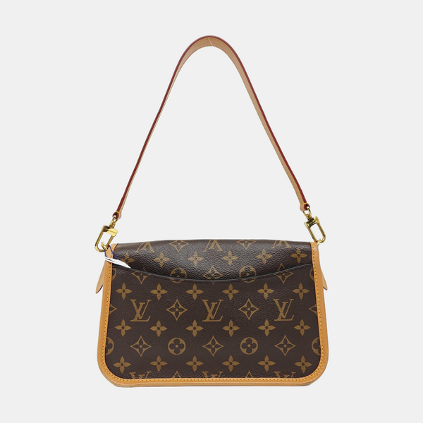 DIANE Monogram Coated Canvas Brown