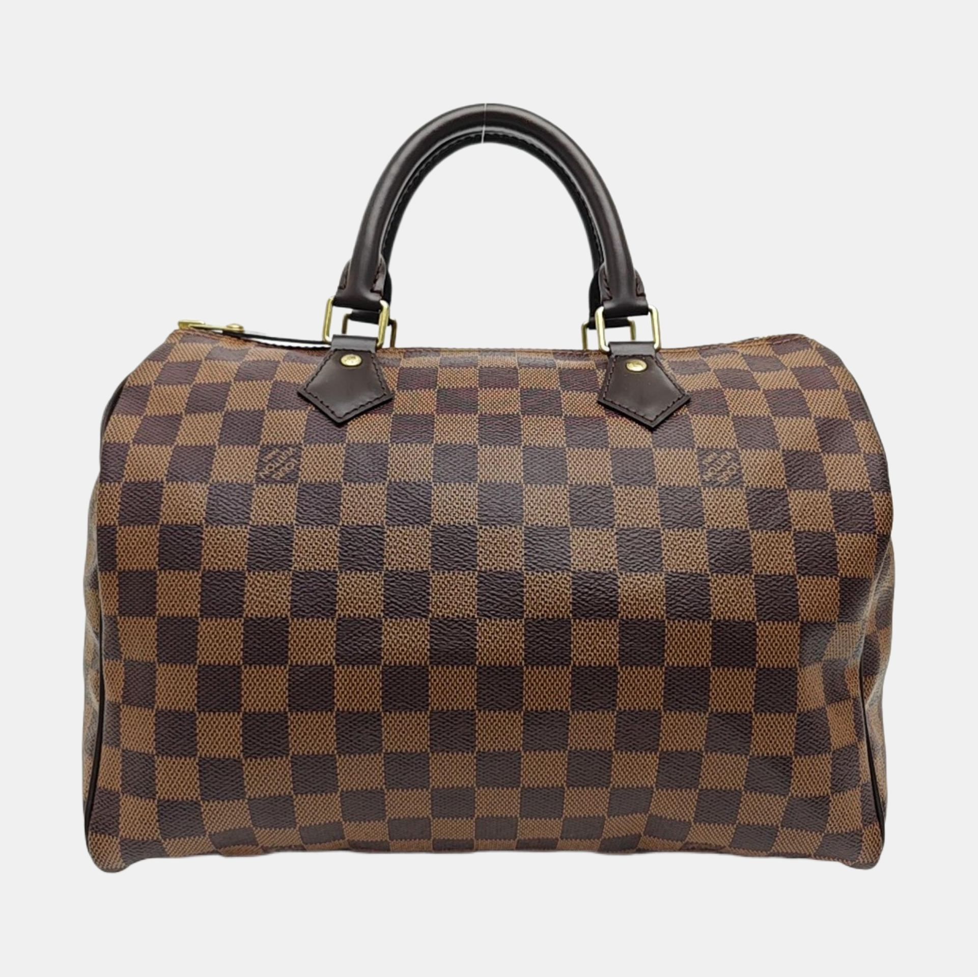 SPEEDY 30 Damier Ebene Coated Canvas Brown