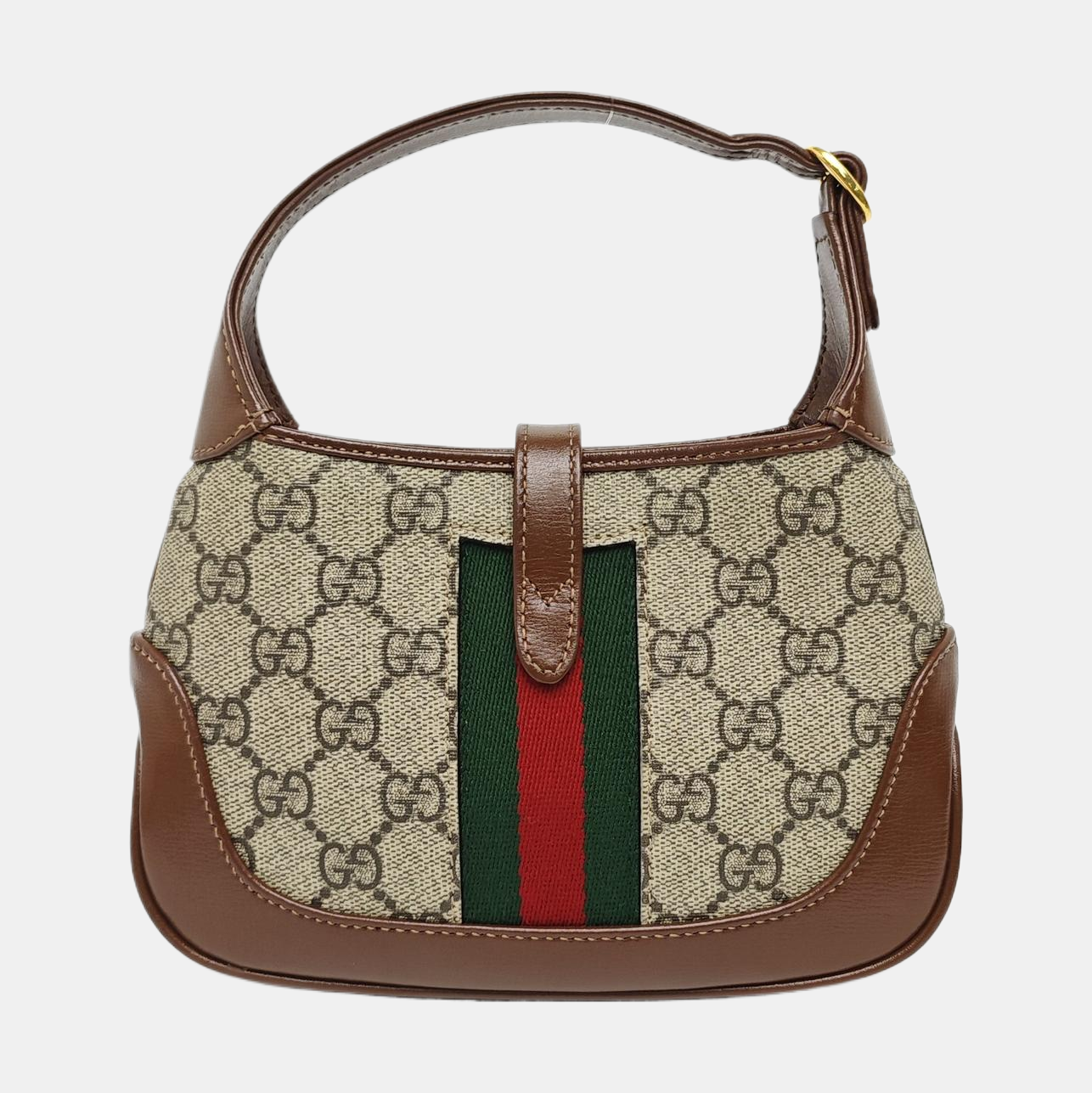 Jackie 1961 Mini Monogram Coated Canvas Beige