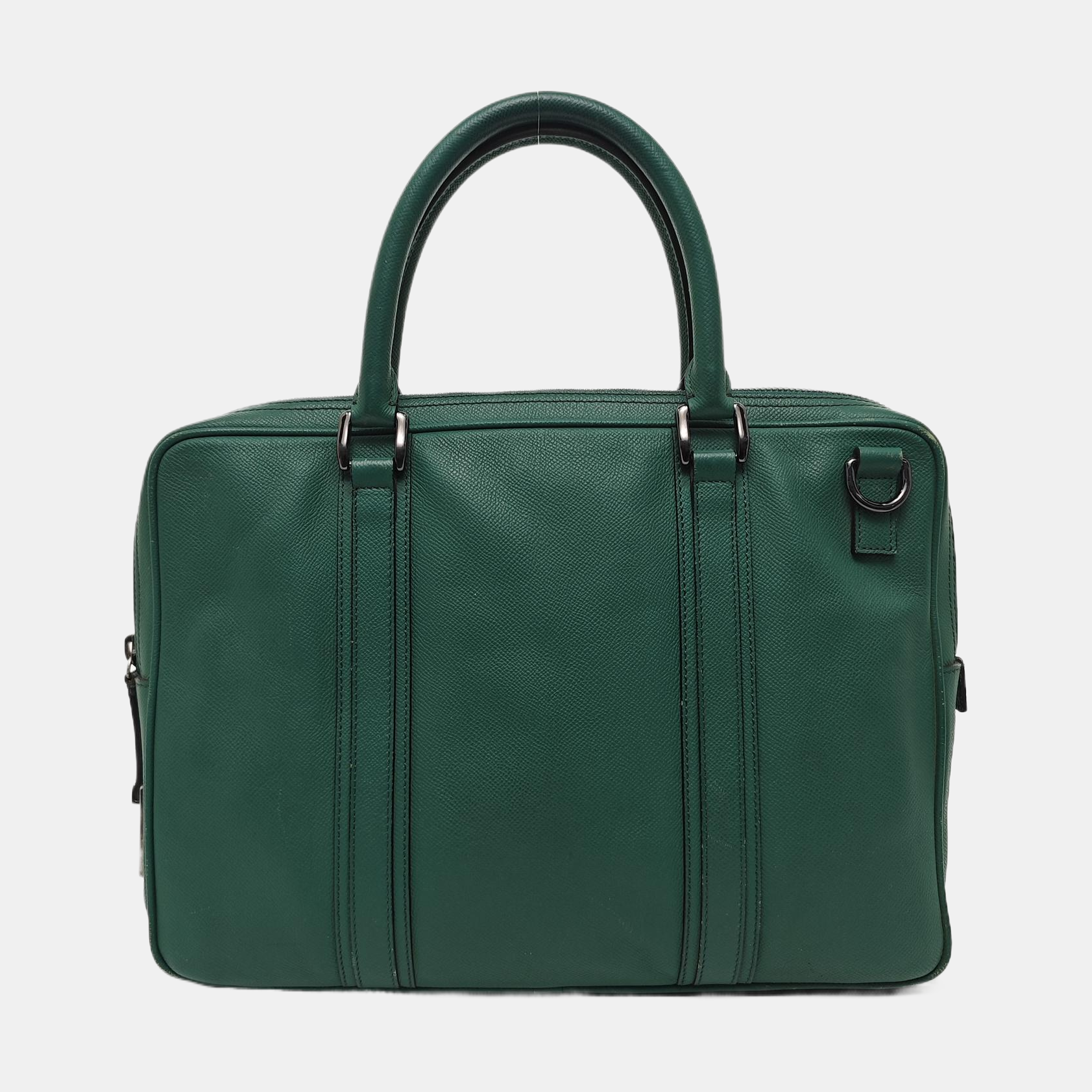 Calfskin Top Handle Bag Green