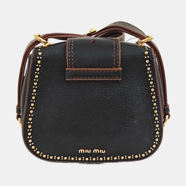 Miu Lady Calfskin Black