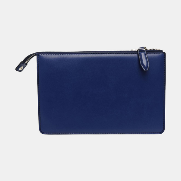 Calfskin Clutch Blue