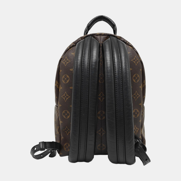 Authenticated pre-owned  PALM SPRINGS PM Monogram Coated Canvas Brown - Backpack at Looply