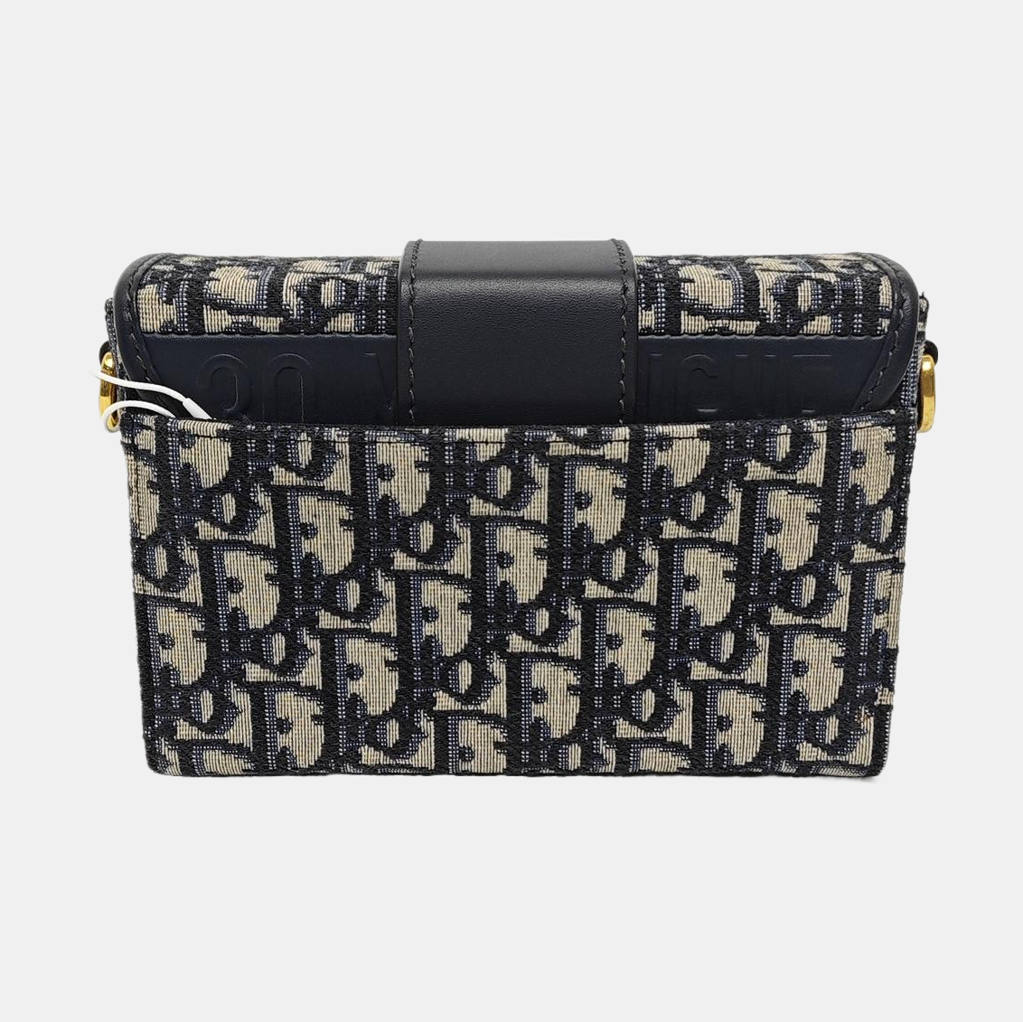 Authenticated pre-owned  30 Montaigne Oblique Canvas Blue - Shoulder Bag at Looply