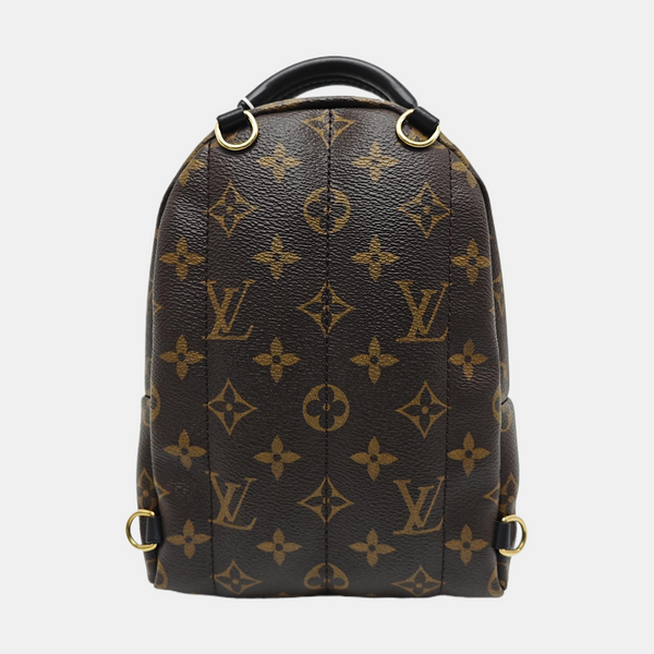PALM SPRINGS Mini Monogram Coated Canvas Brown