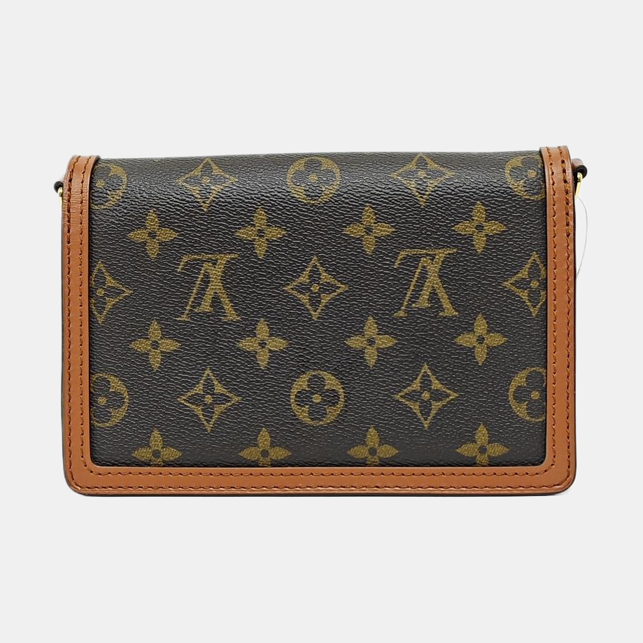 DAUPHINE WOC Monogram Coated Canvas Brown