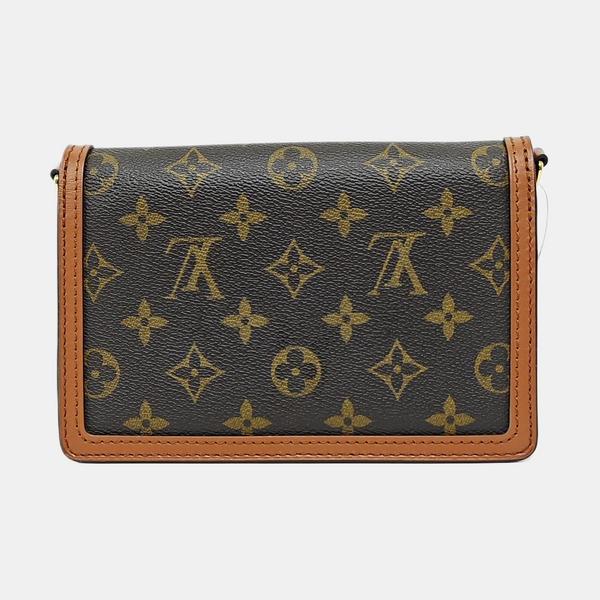 DAUPHINE WOC Monogram Coated Canvas Brown