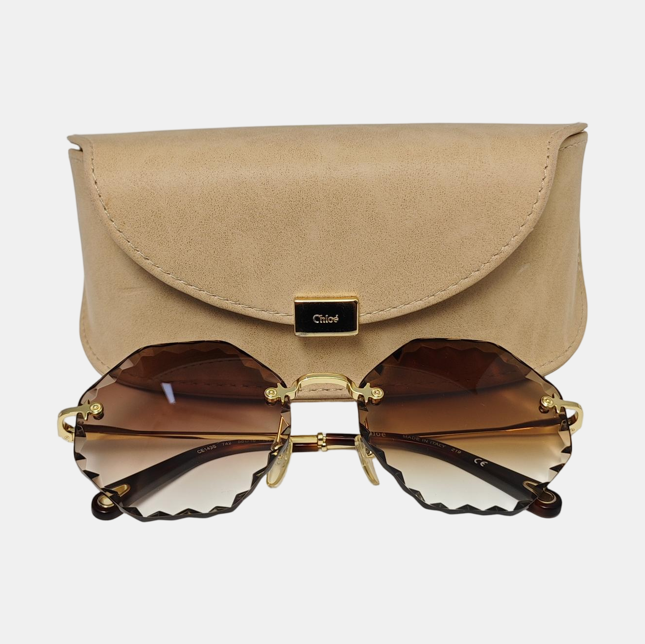 Brown Synthetic Sunglasses