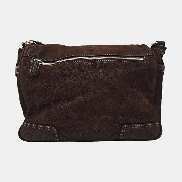 Calfskin Shoulder Bag Brown