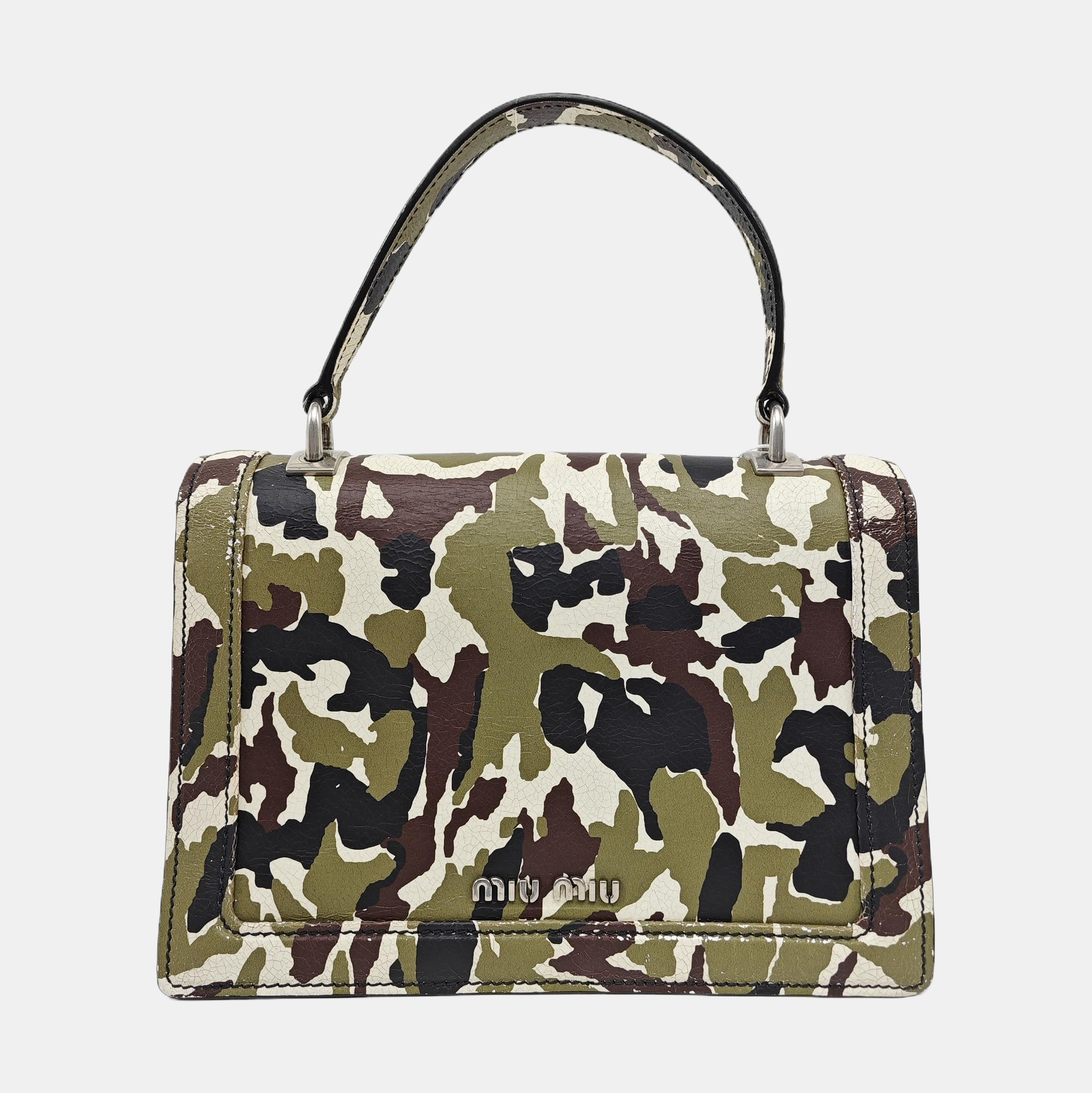 Calfskin Shoulder Bag Green