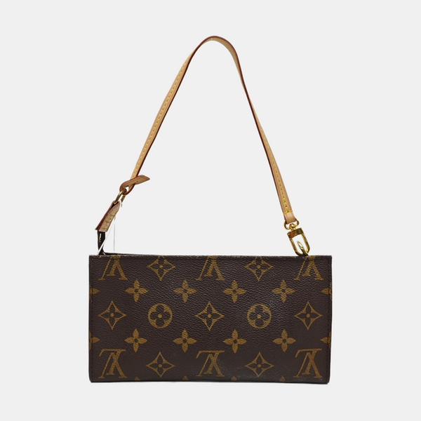 Monogram Coated Canvas Shoulder Bag Brown