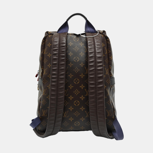 JOSH Monogram Coated Canvas Brown