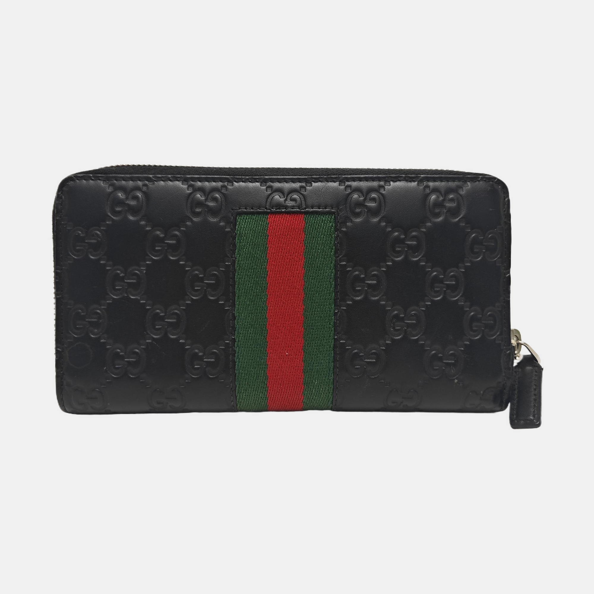 Monogram Calfskin Wallet Black