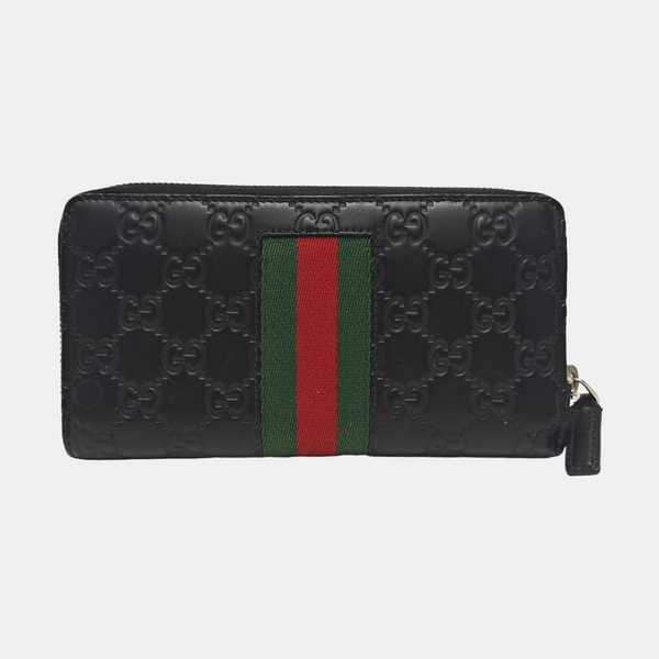 Monogram Calfskin Wallet Black