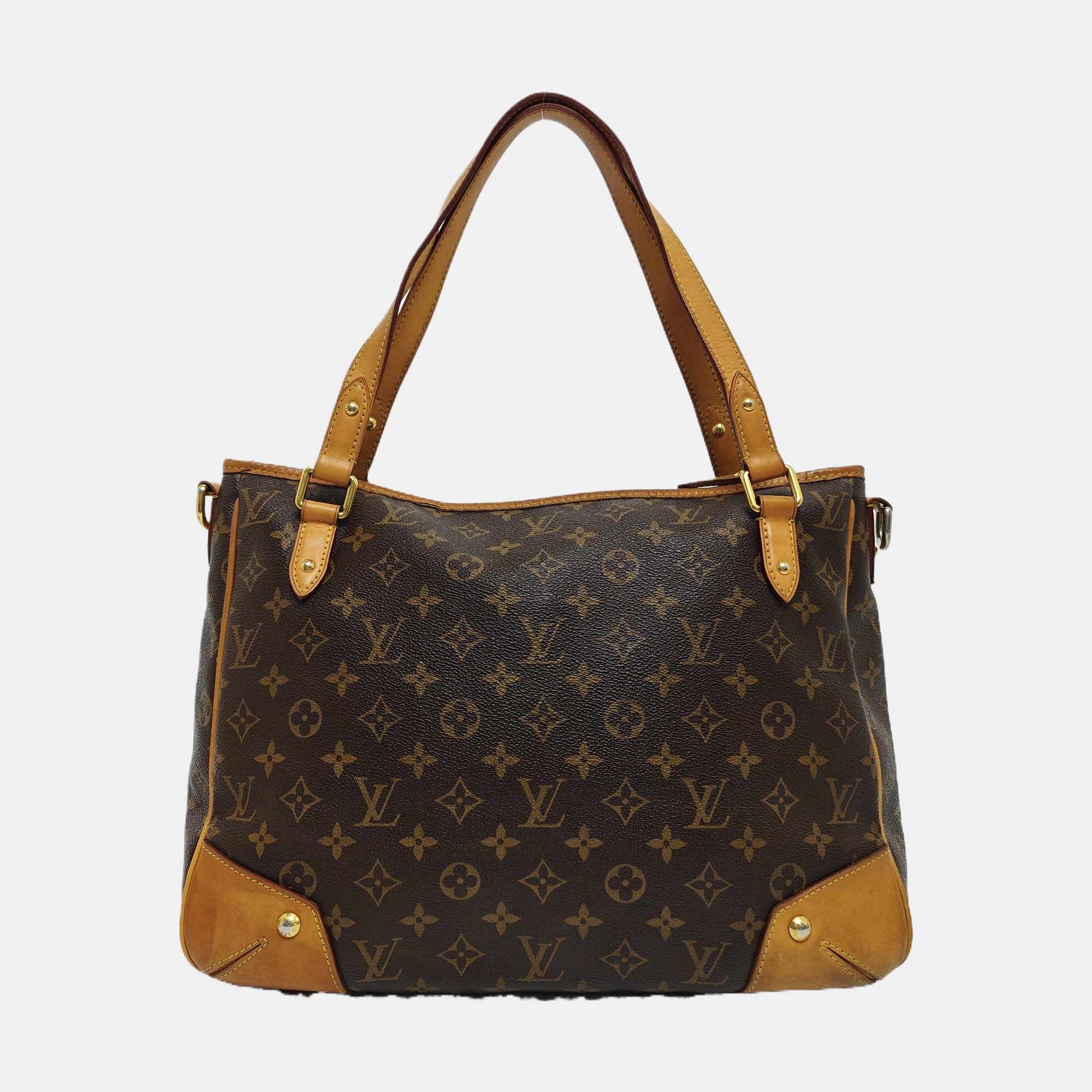RETIRO GM Monogram Coated Canvas Brown