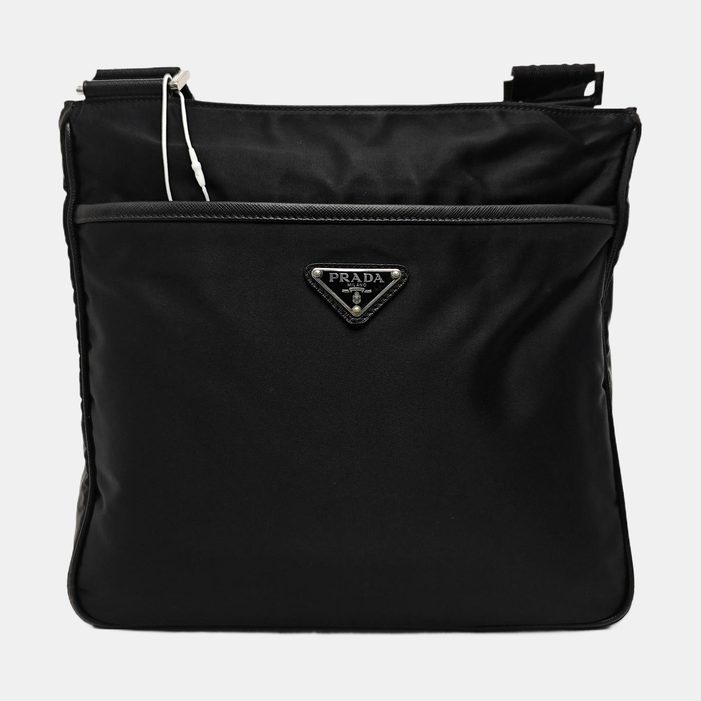 Nylon Shoulder Bag Black