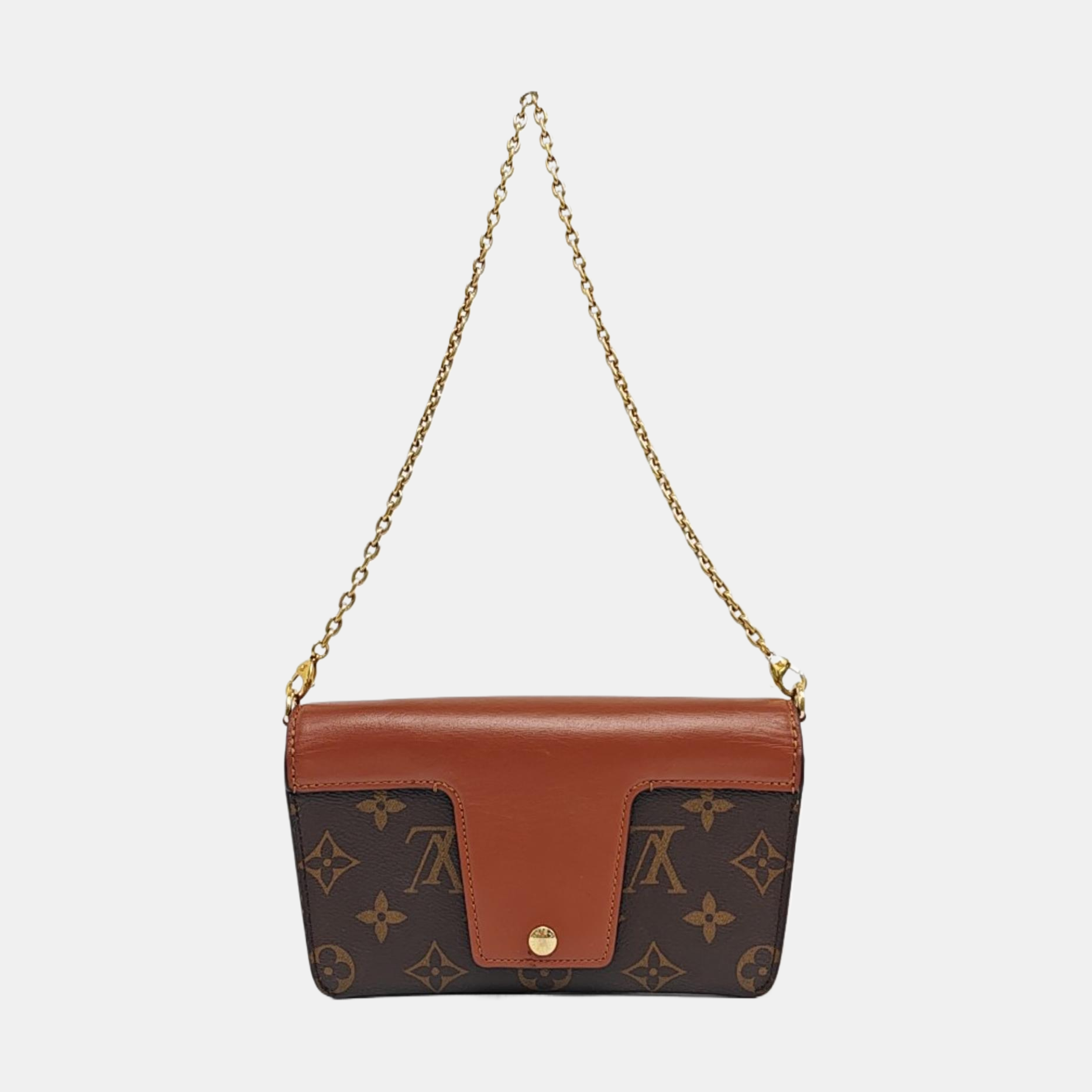 PADLOCK Monogram Coated Canvas Brown