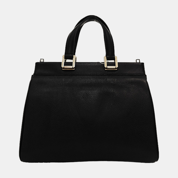Zumi Small Calfskin Black