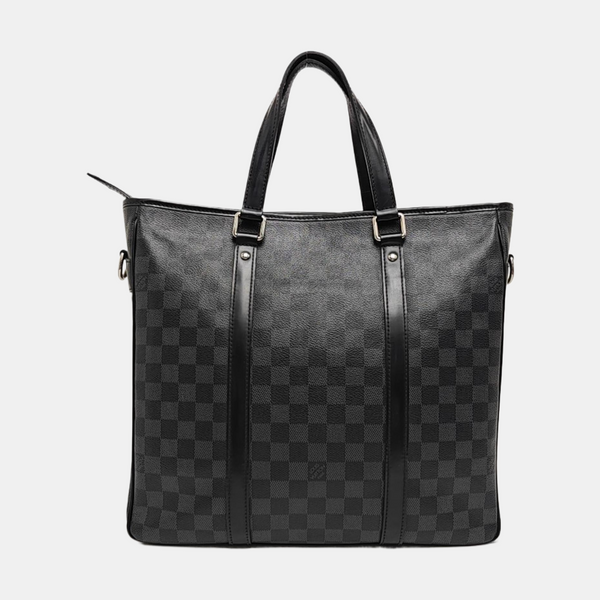 TADAO PM Damier Graphite Coated Canvas Gray