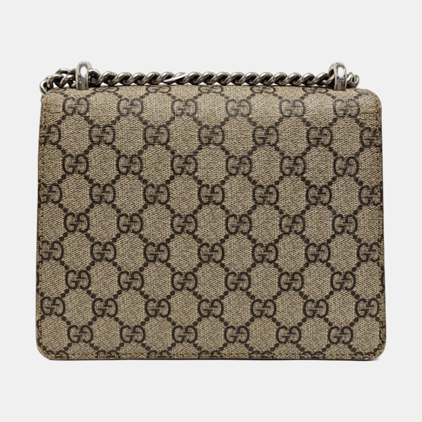 Dionysus Mini Monogram Coated Canvas Beige