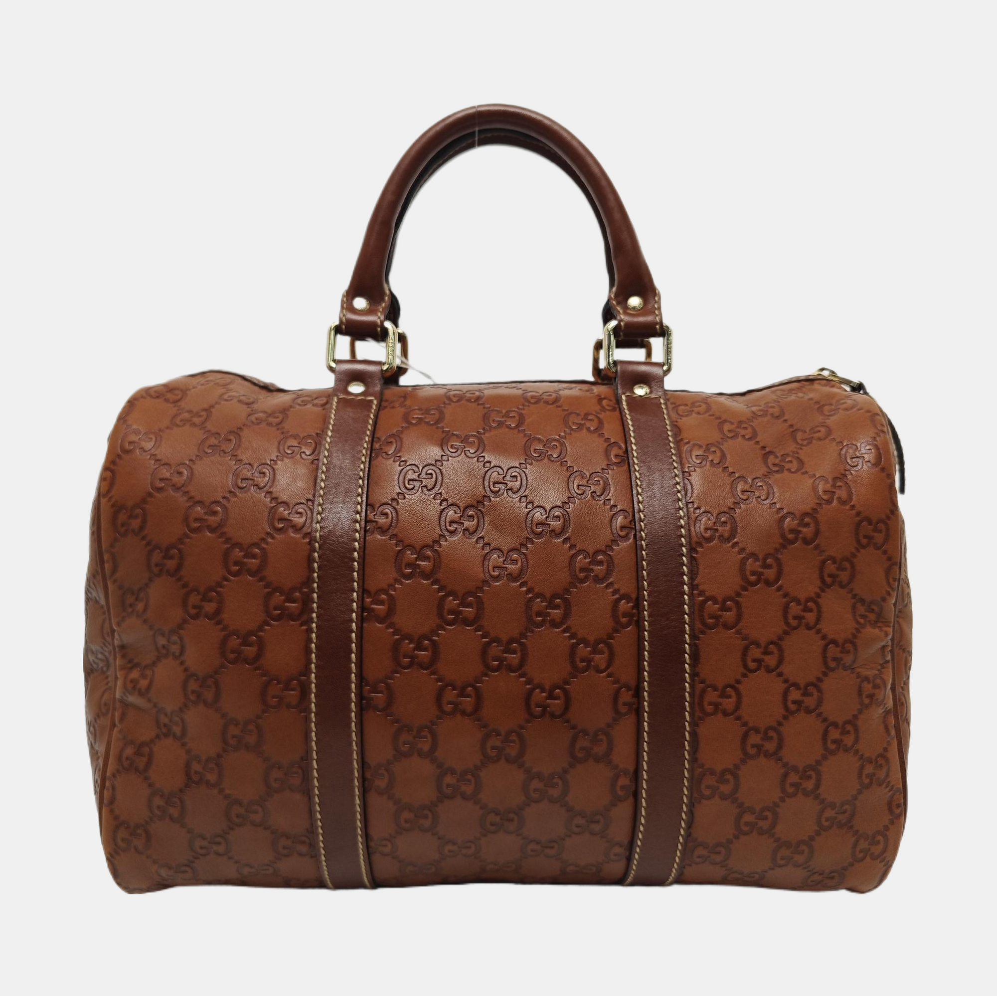 Joy Medium Monogram Calfskin Brown