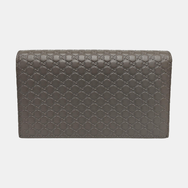 Microguccissima Monogram Calfskin Gray