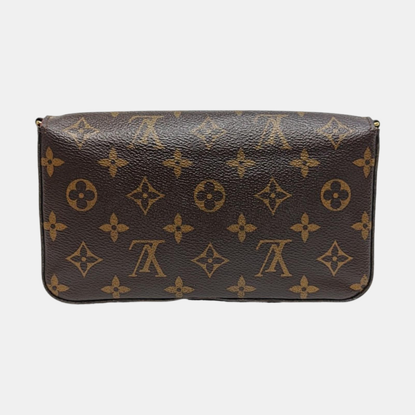 FÉLICIE Monogram Coated Canvas Brown