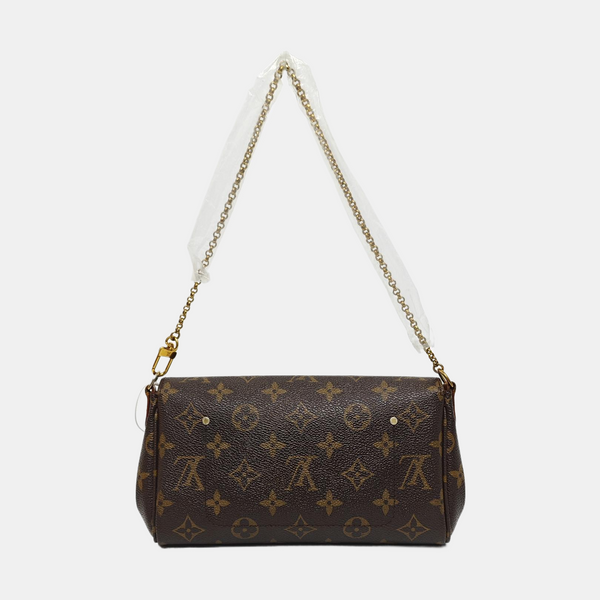 FAVORITE PM Monogram Coated Canvas Brown