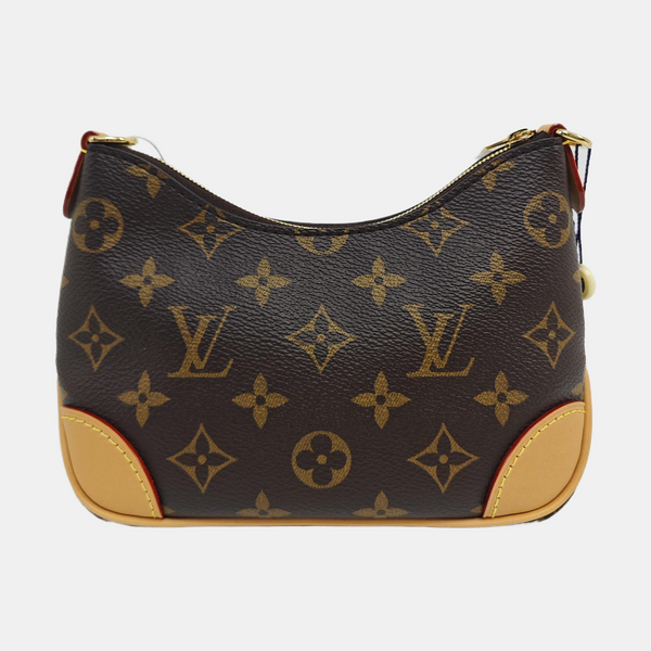 BOULOGNE Nano Monogram Coated Canvas Brown