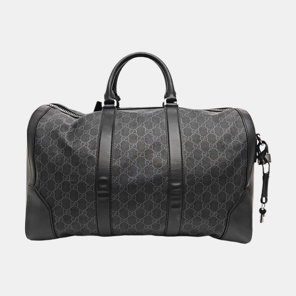 Monogram Coated Canvas Top Handle Bag Black