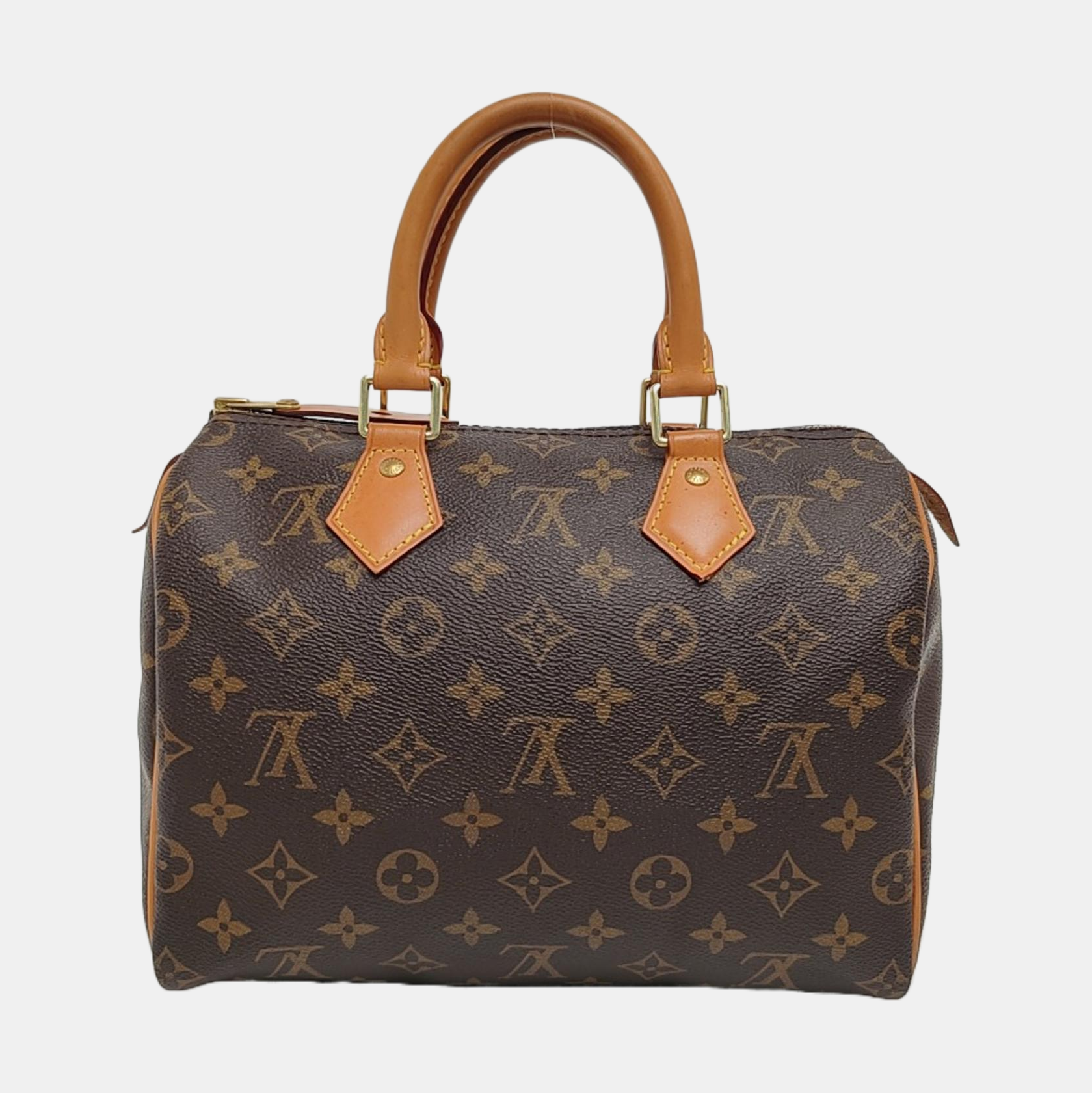 SPEEDY 25 Lona Monogram Revestida Marrón