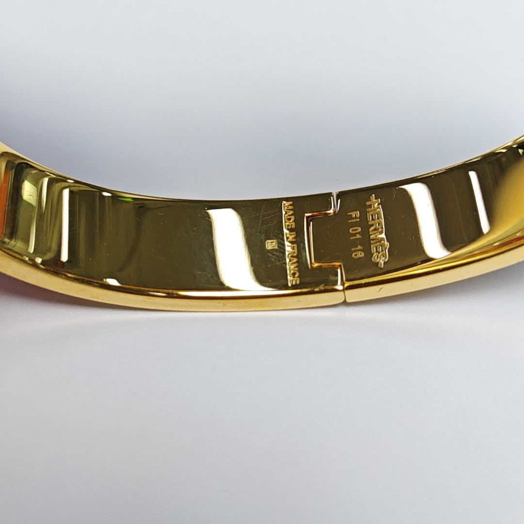 Clic H Metal Gold Bangle