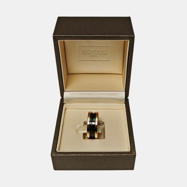 B.ZERO1 18k Rose Gold Ring EU 52